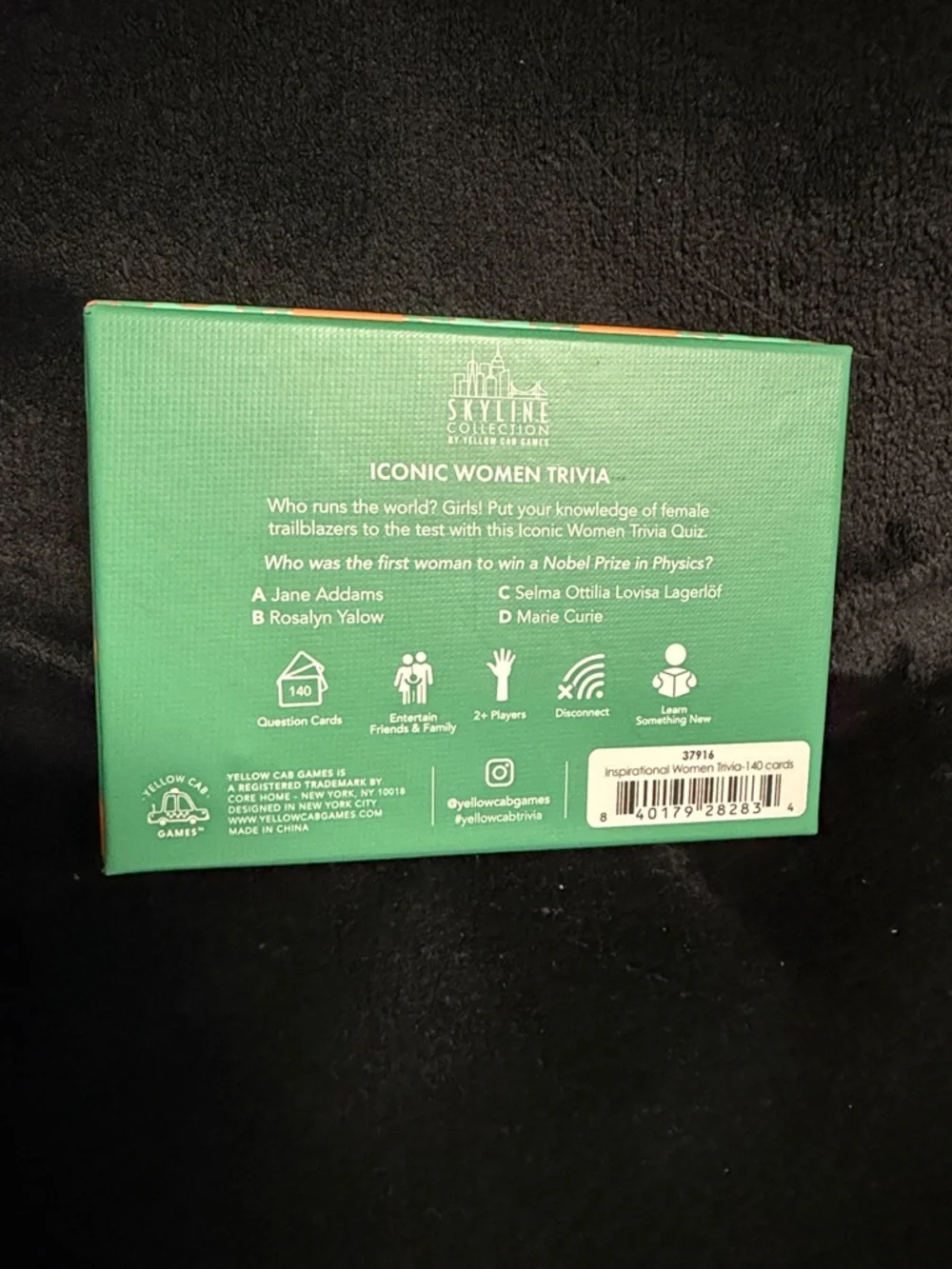 BNIB SKYLINE COLLECTION BY YELLOW CARD GAMES ICONIC WOMEN TRIVA CARD GAME - Picture 12 of 15